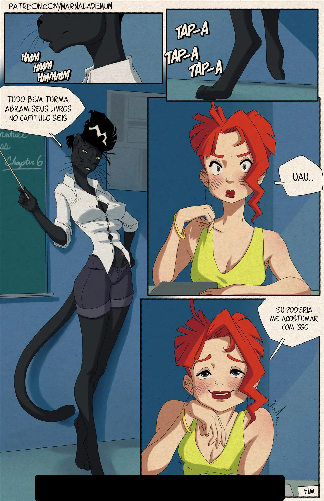 Fascinação Felina – Hentai Interracial – Português do Brasil