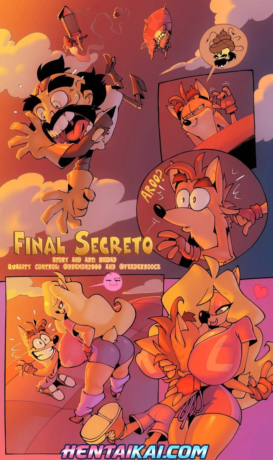 Crash Bandicoot: Final Secreto – Cartoon Pornô – Traduzido