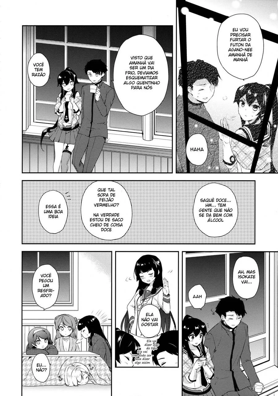 Fazendo Amor Embriagados em uma Noite de Neve – Hentai Preto e Branco – Quadrinho Original