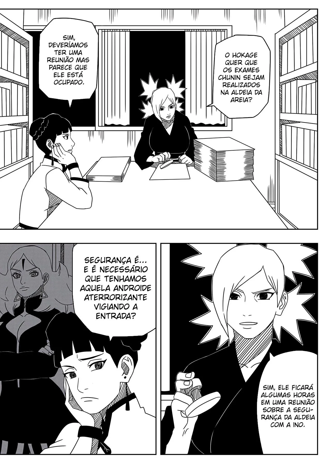 Fazendo Hora Extra no Escritório do Hokage – Manga Hentai – Ler Hentai HQ