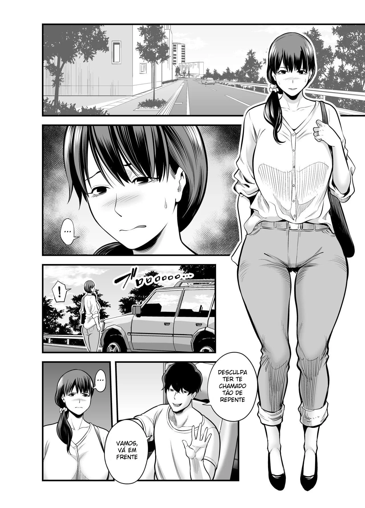 Fazendo Minha Vizinha Trair O Marido – Hentai Preto e Branco – Site Para Ler Completo