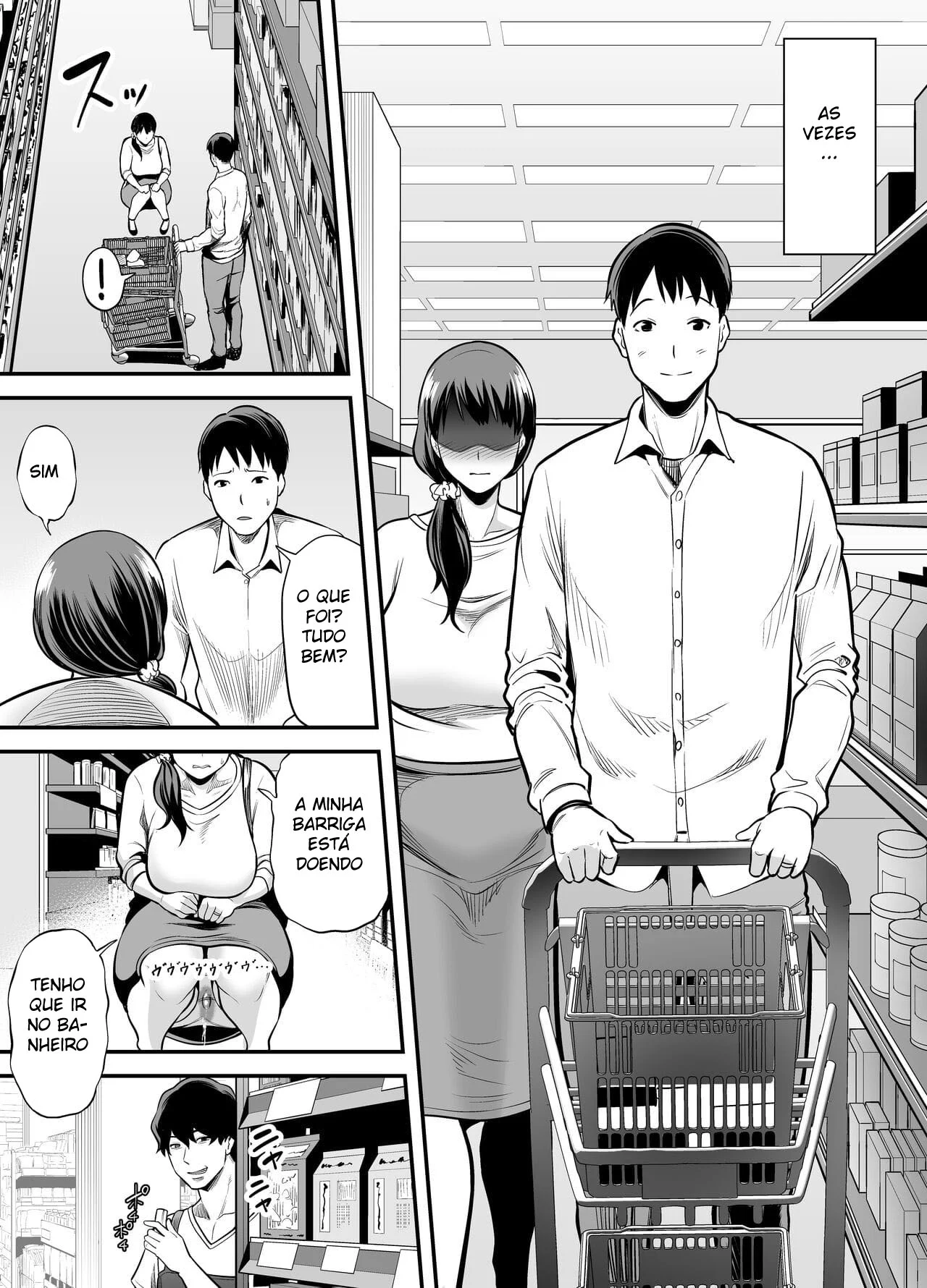 Fazendo Minha Vizinha Trair O Marido – Hentai Preto e Branco – Site Para Ler Completo