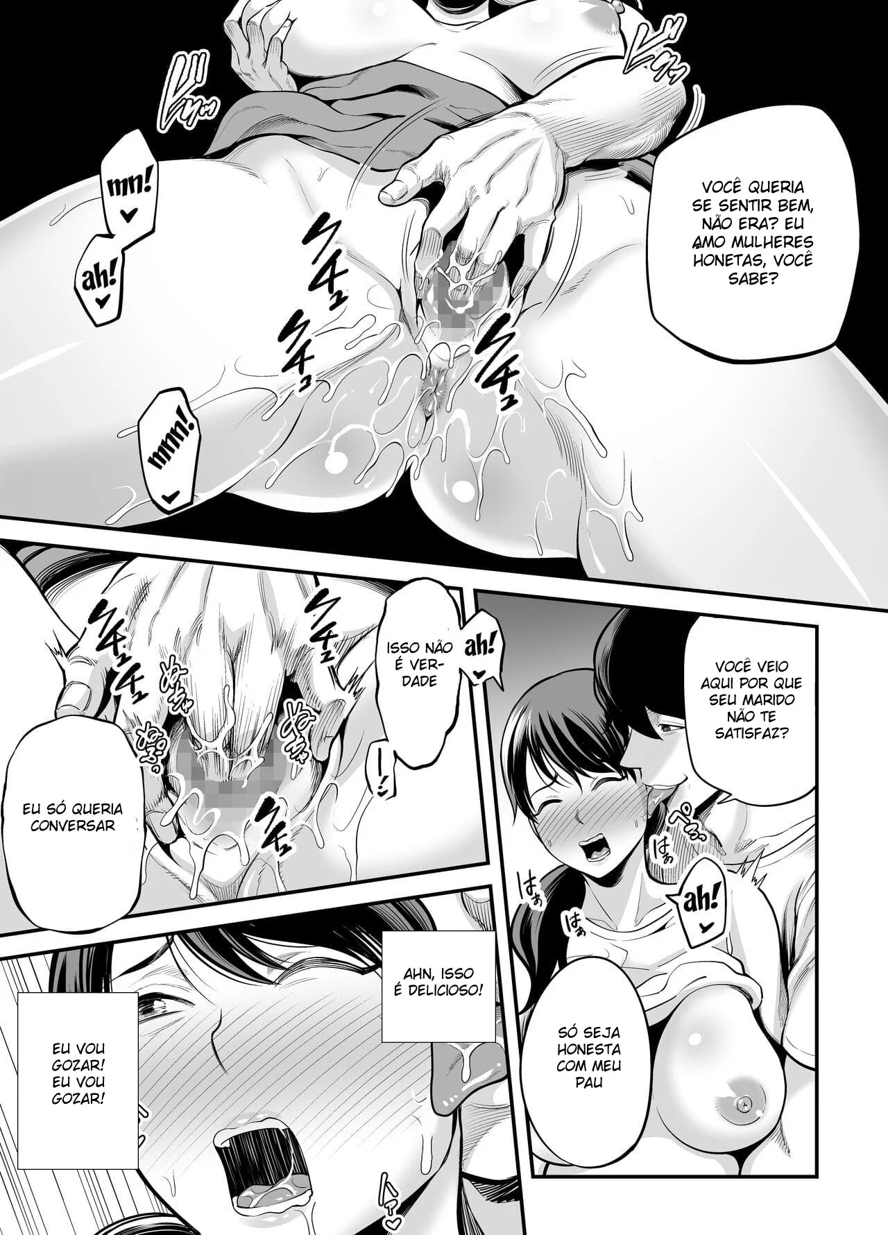 Fazendo Minha Vizinha Trair O Marido – Hentai Preto e Branco – Site Para Ler Completo