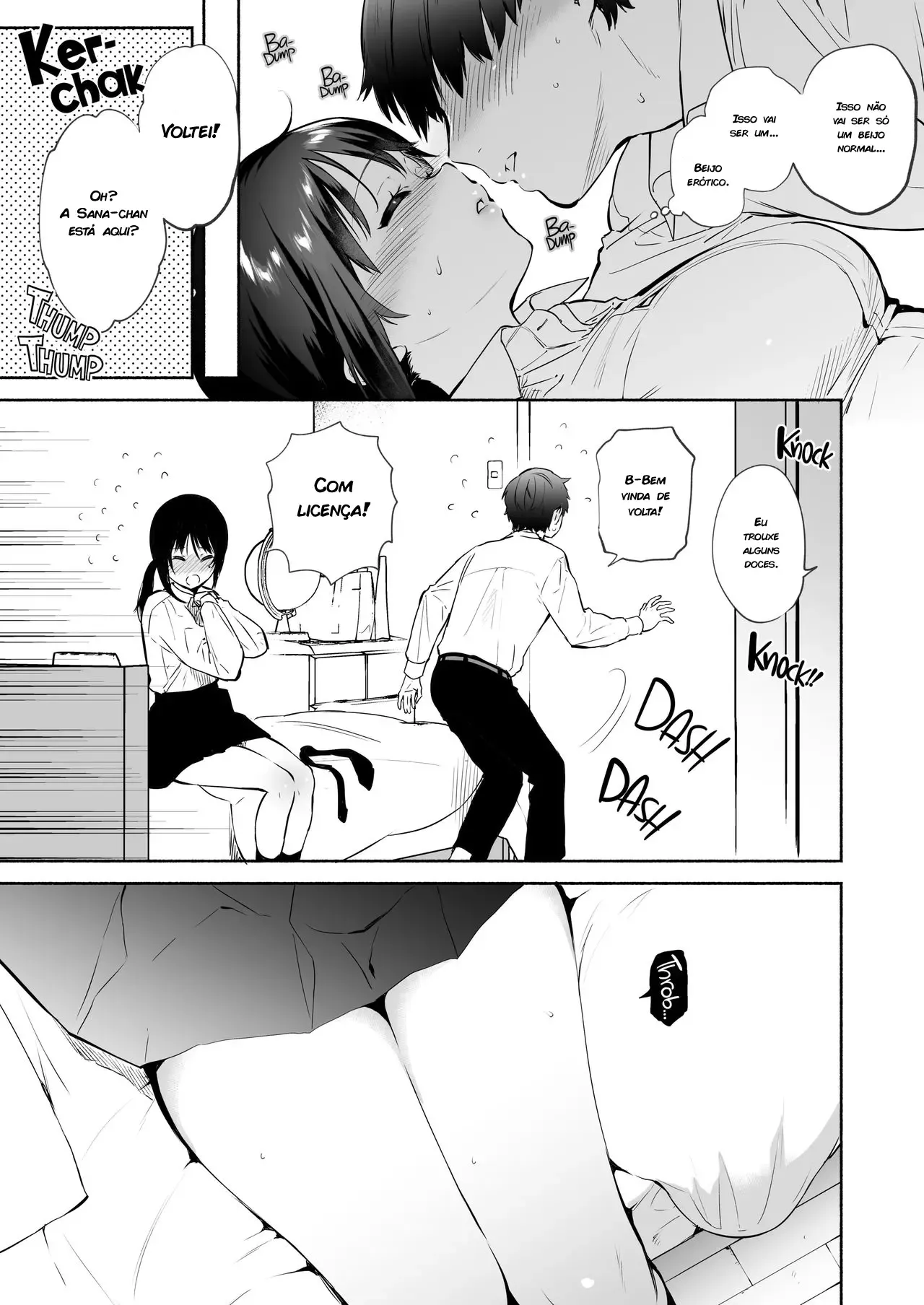 Fazendo sexo bêbada – Hentai Preto e Branco – Ler HQ Completo