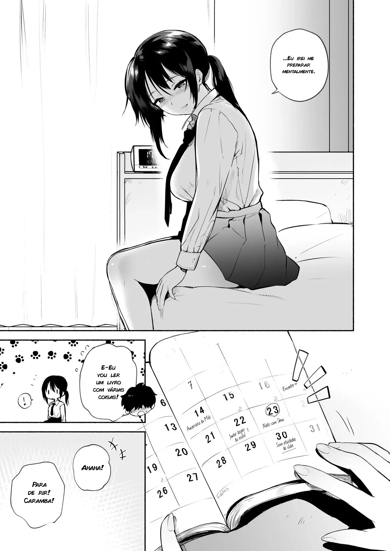Fazendo sexo bêbada – Hentai Preto e Branco – Ler HQ Completo