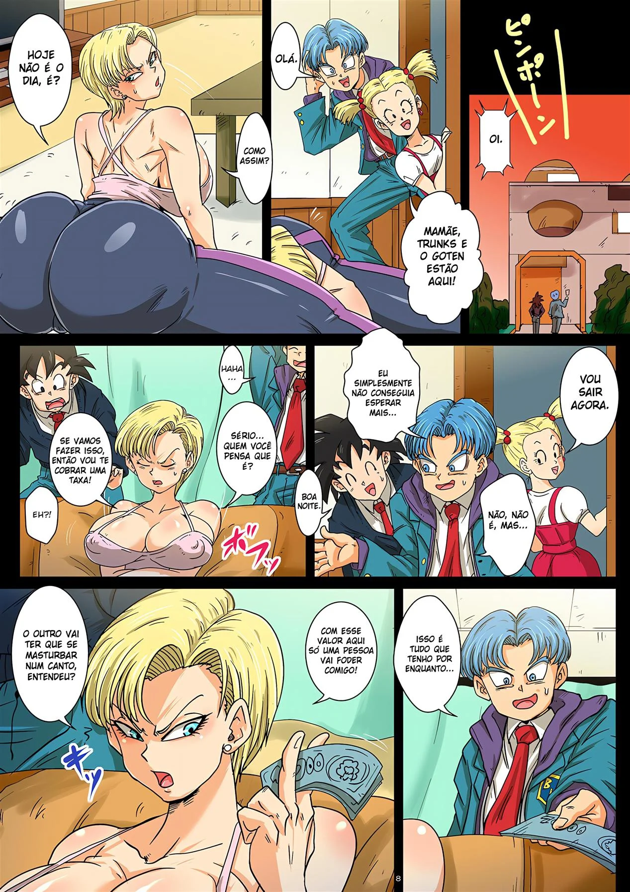 Fazendo Sexo com a 18 Depois da Aula – Dragon Ball Pornô – PT-BR