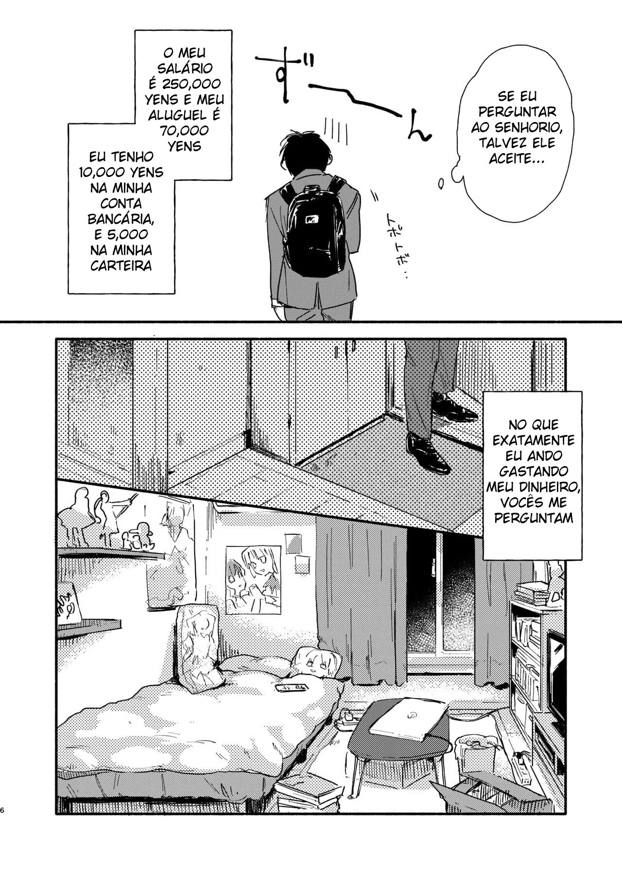 Fazendo Sexo Com Um Assalariado Hetero Em Troca de Uma Recompensa Para Ele – Hentai Gay – Ler HQ Completo