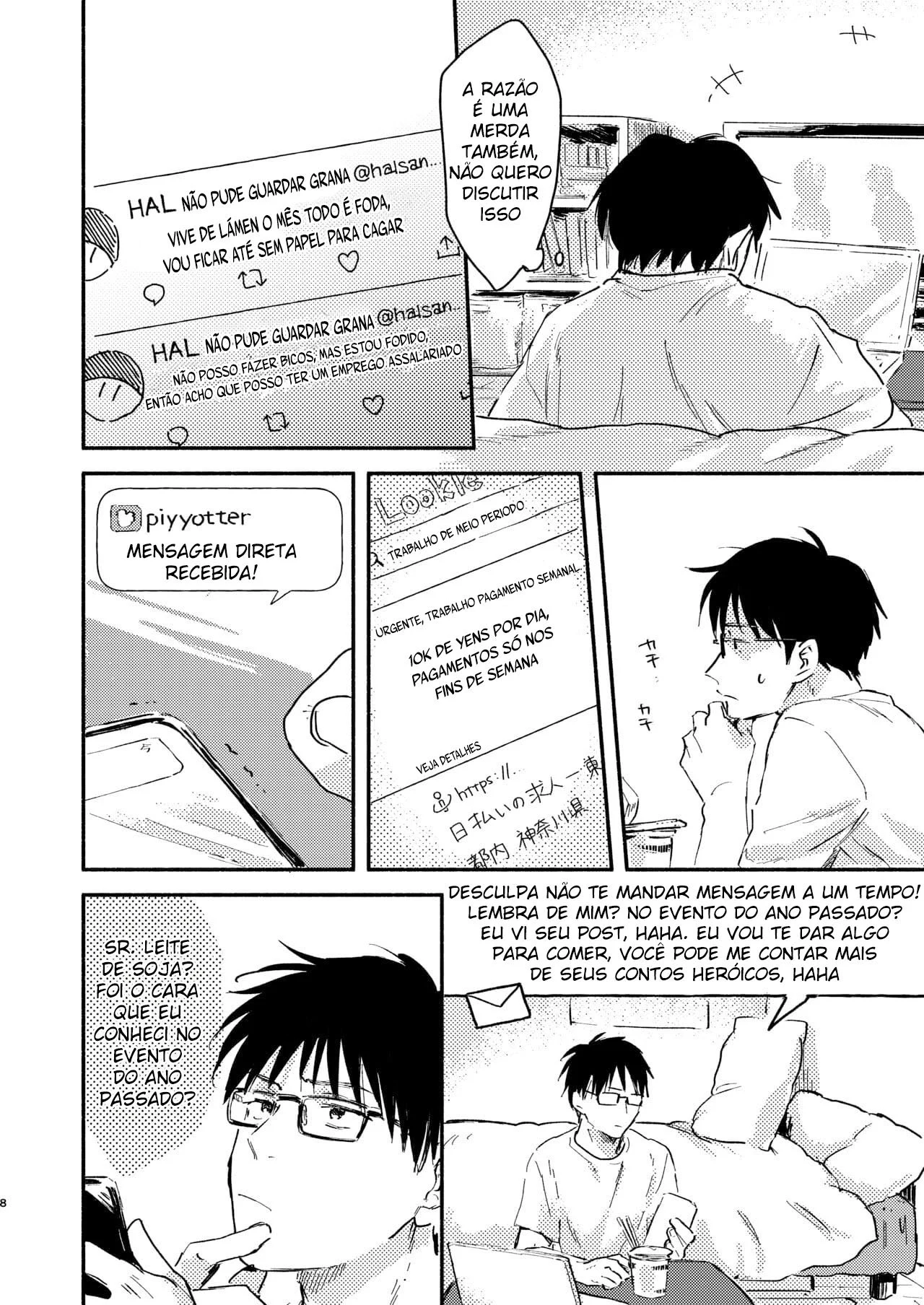 Fazendo Sexo Com Um Assalariado Hetero Em Troca de Uma Recompensa Para Ele – Hentai Gay – Ler HQ Completo