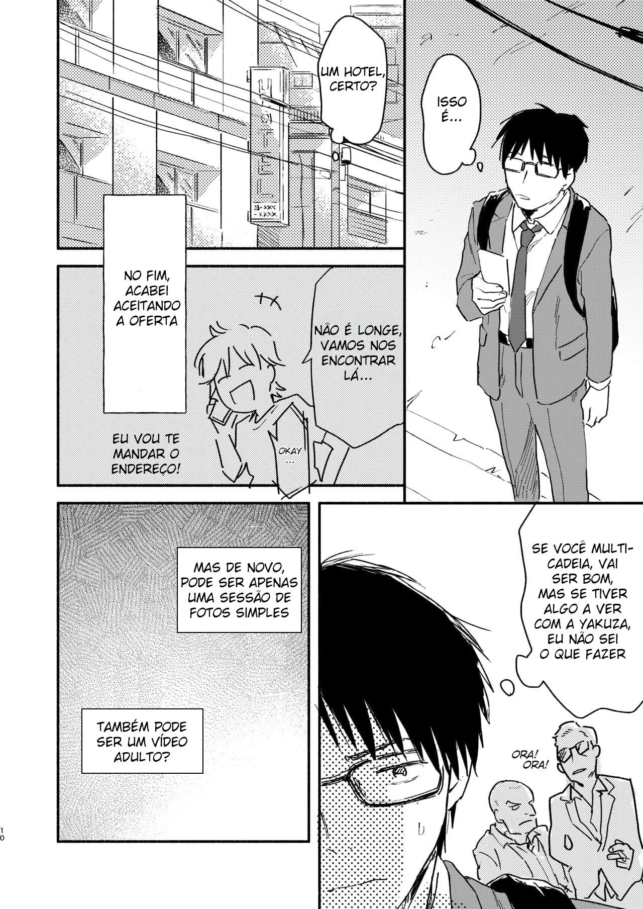Fazendo Sexo Com Um Assalariado Hetero Em Troca de Uma Recompensa Para Ele – Hentai Gay – Ler HQ Completo