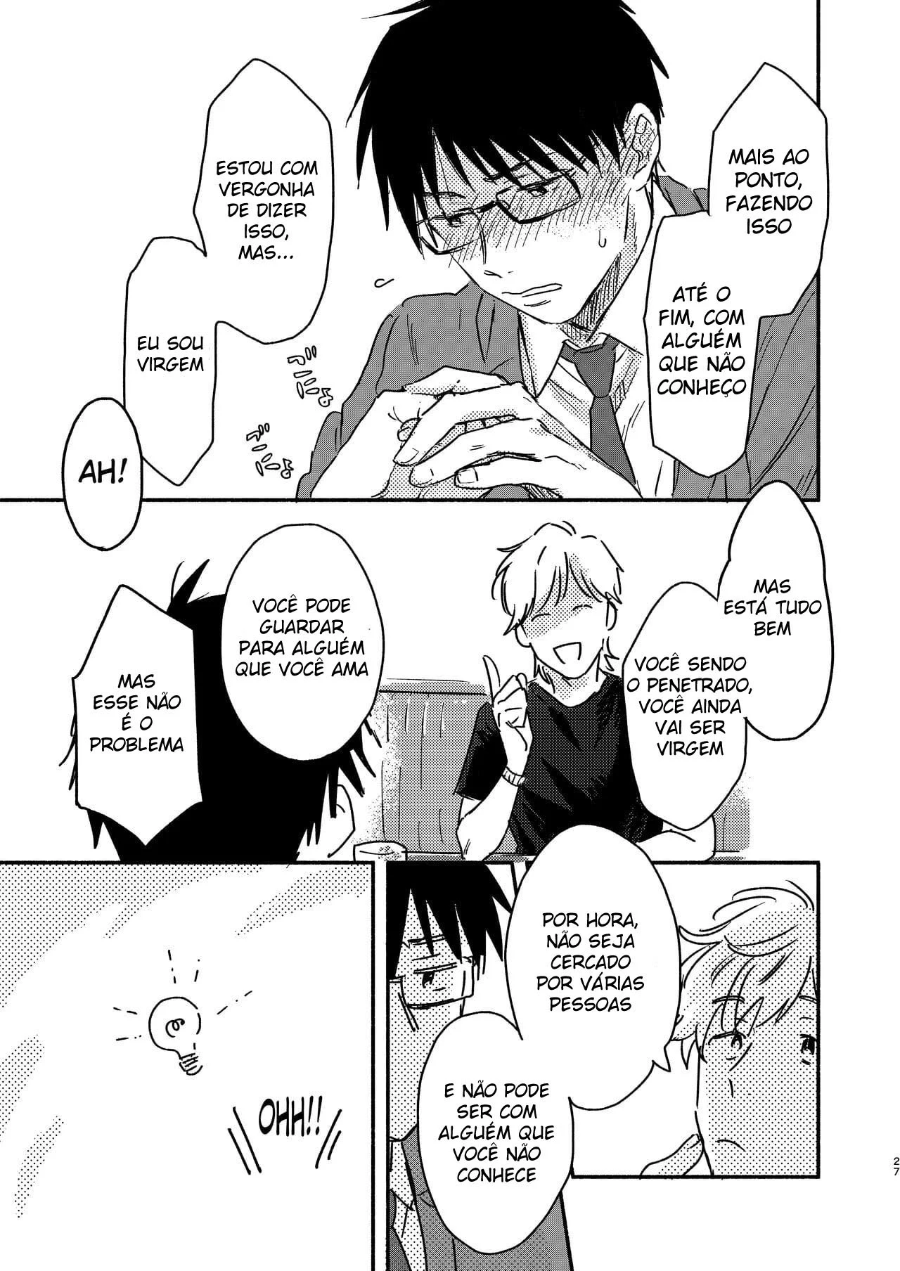 Fazendo Sexo Com Um Assalariado Hetero Em Troca de Uma Recompensa Para Ele – Hentai Gay – Ler HQ Completo