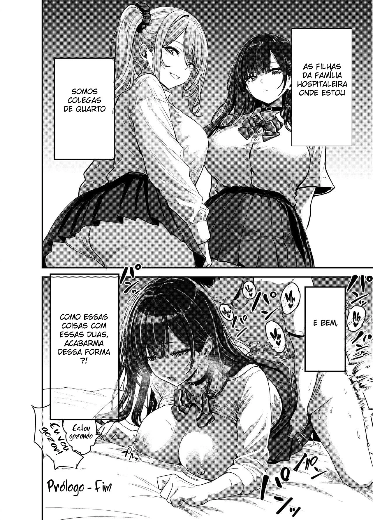 Fazendo Toneladas de Sexo Sem Camisinha Com Gyarus – Doujinshi Hentai – Quadrinho Original
