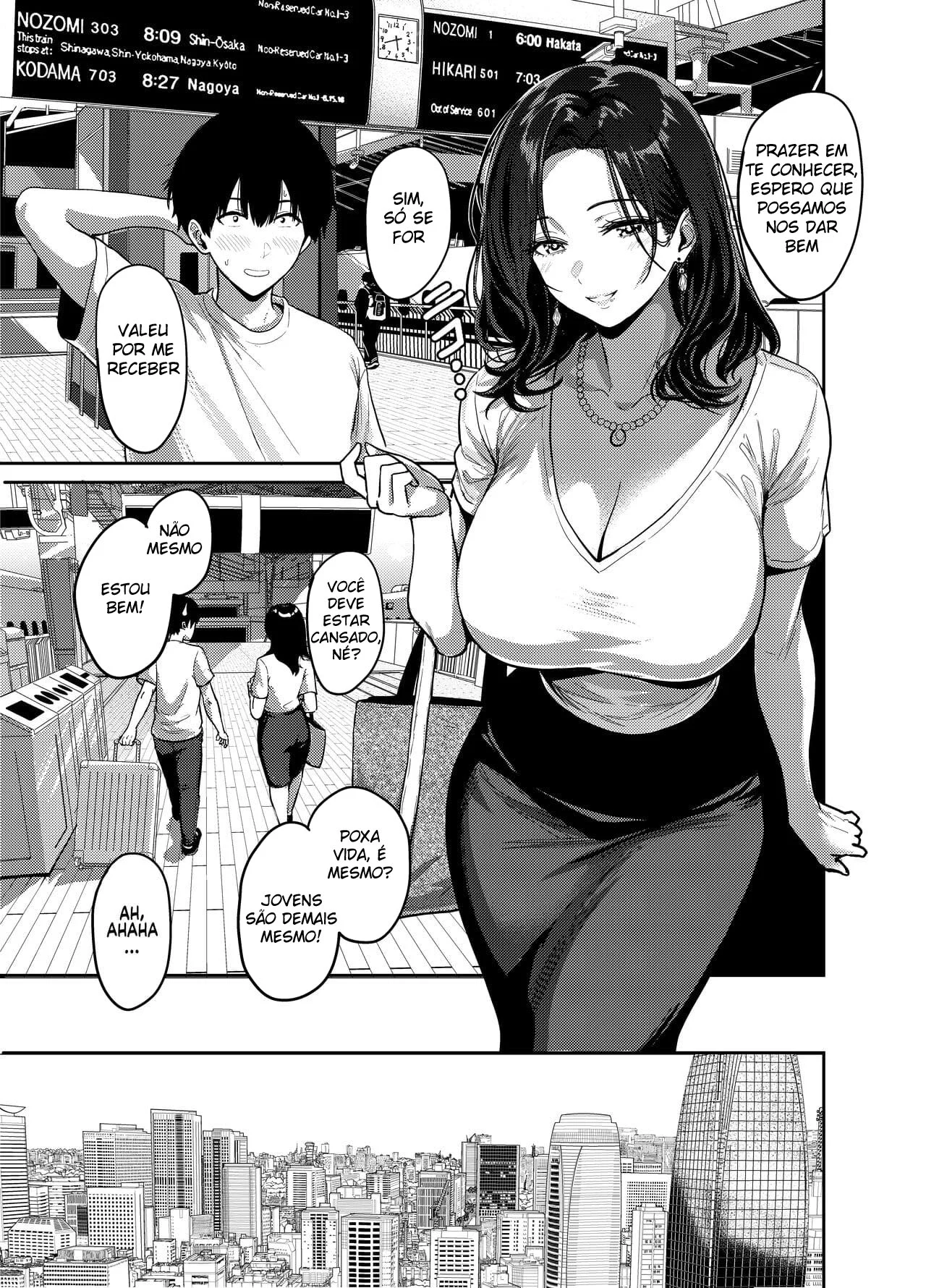 Fazendo Toneladas de Sexo Sem Camisinha Com Gyarus – Doujinshi Hentai – Quadrinho Original