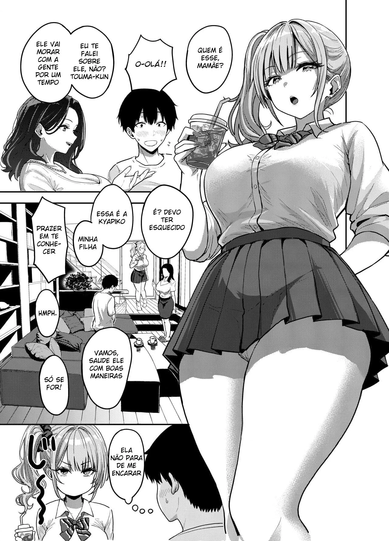 Fazendo Toneladas de Sexo Sem Camisinha Com Gyarus – Doujinshi Hentai – Quadrinho Original