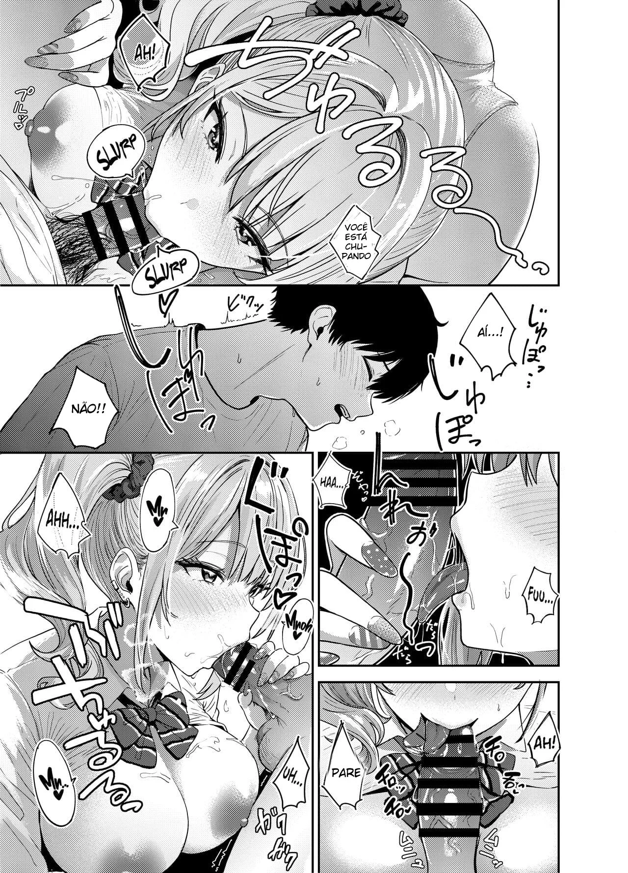 Fazendo Toneladas de Sexo Sem Camisinha Com Gyarus – Doujinshi Hentai – Quadrinho Original