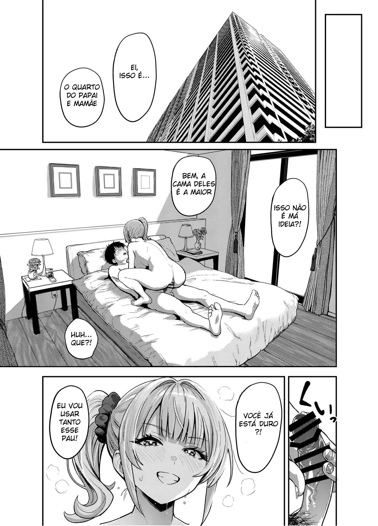 Fazendo Toneladas de Sexo Sem Camisinha Com Gyarus – Doujinshi Hentai – Quadrinho Original