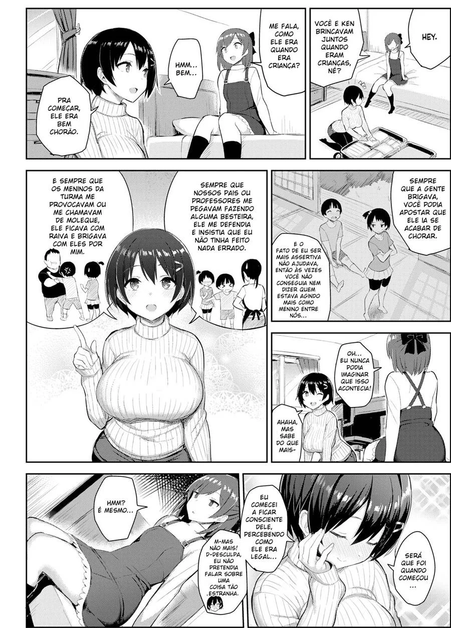 Feriado com Minha Prima Peituda – Hentai Preto e Branco – Ler HQ Completo