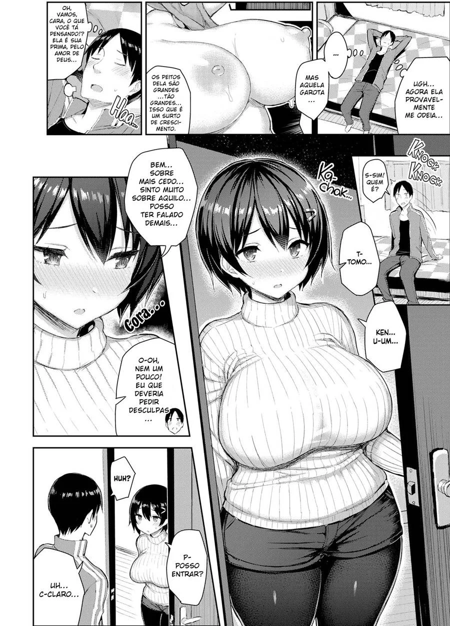 Feriado com Minha Prima Peituda – Hentai Preto e Branco – Ler HQ Completo