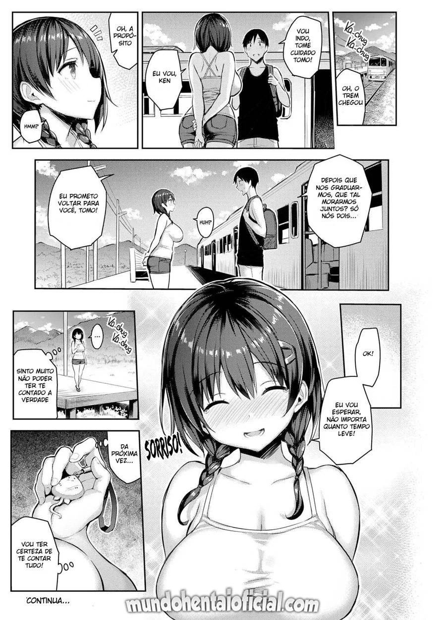 Feriado com Minha Prima Peituda 2 – Hentai Preto e Branco – Ler HQ Completo