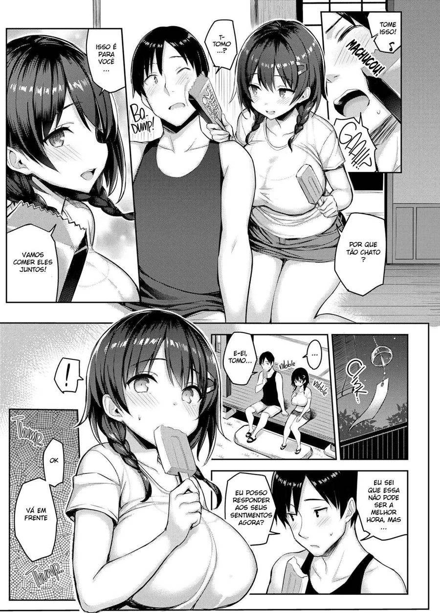 Feriado com Minha Prima Peituda 2 – Hentai Preto e Branco – Ler HQ Completo