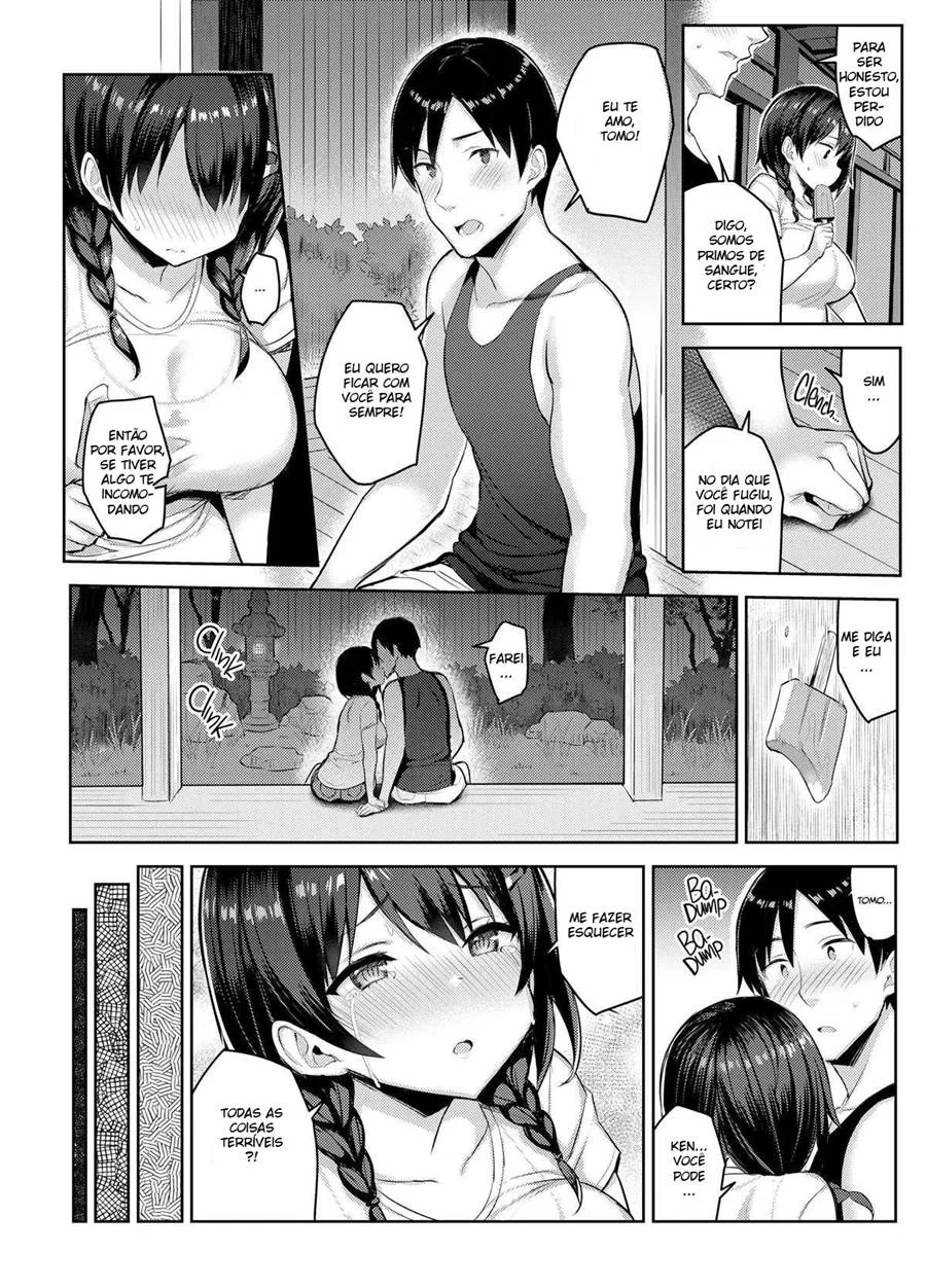 Feriado com Minha Prima Peituda 2 – Hentai Preto e Branco – Ler HQ Completo