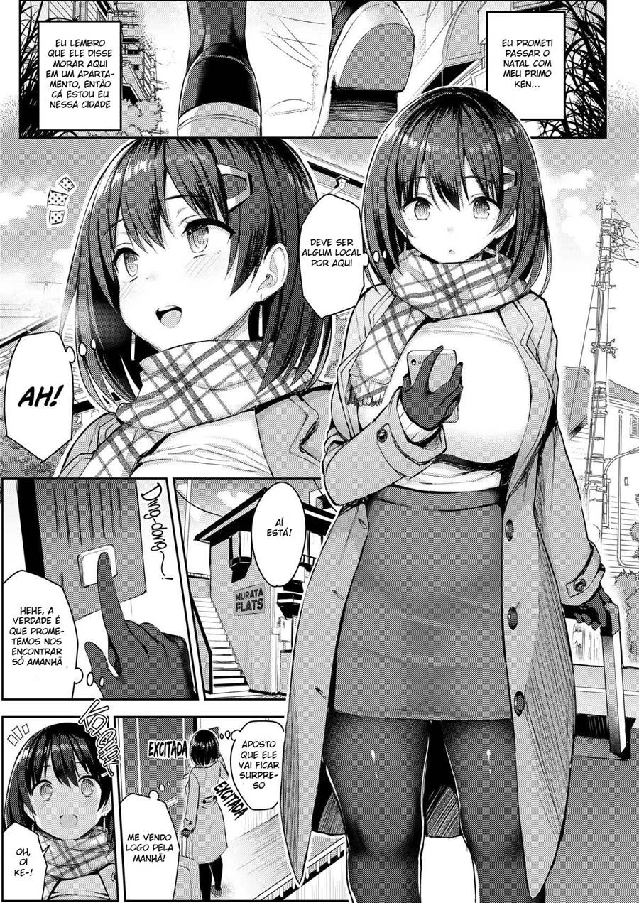 Feriado com Minha Prima Peituda 3 – Hentai Preto e Branco – Traduzido