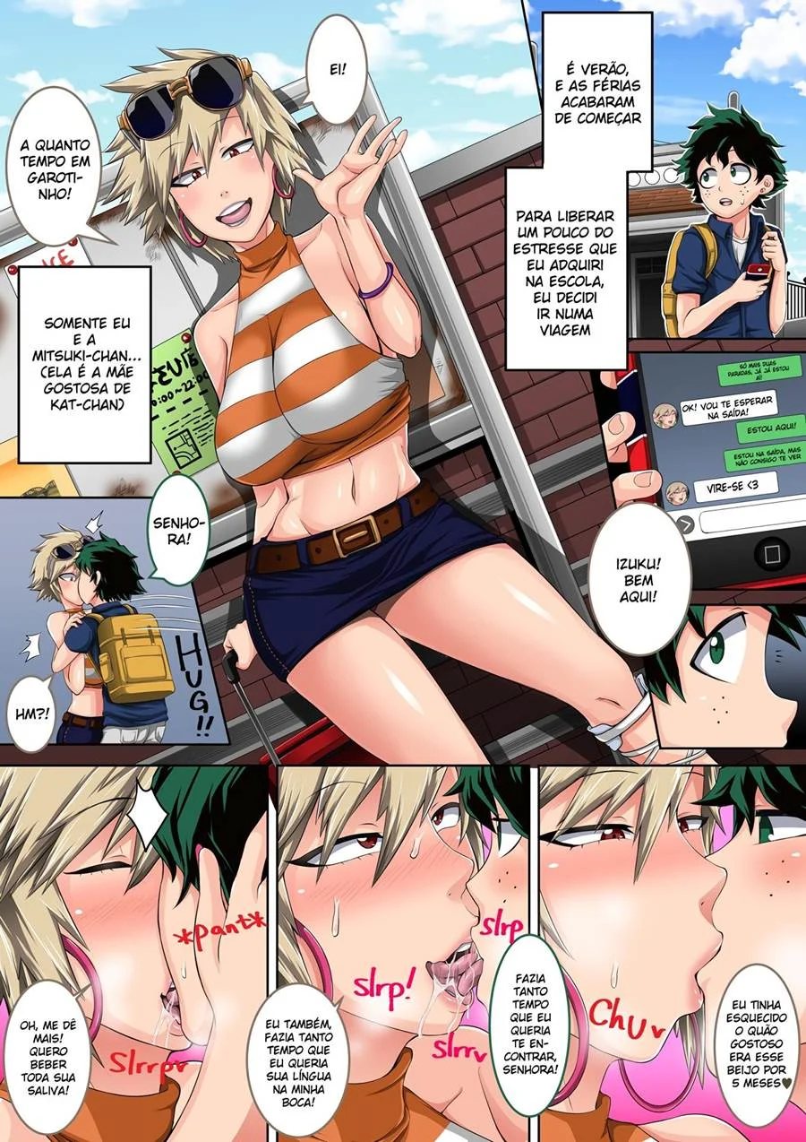 Férias de Verão com a Mãe do Bakugo Parte 1 – Manga Hentai – Ler Hentai HQ