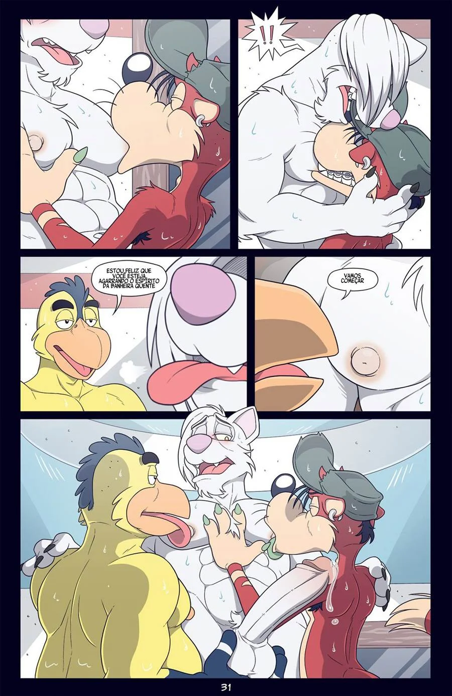 Festa nua da banheira quente – Hentai Gay – Site Para Ler Completo