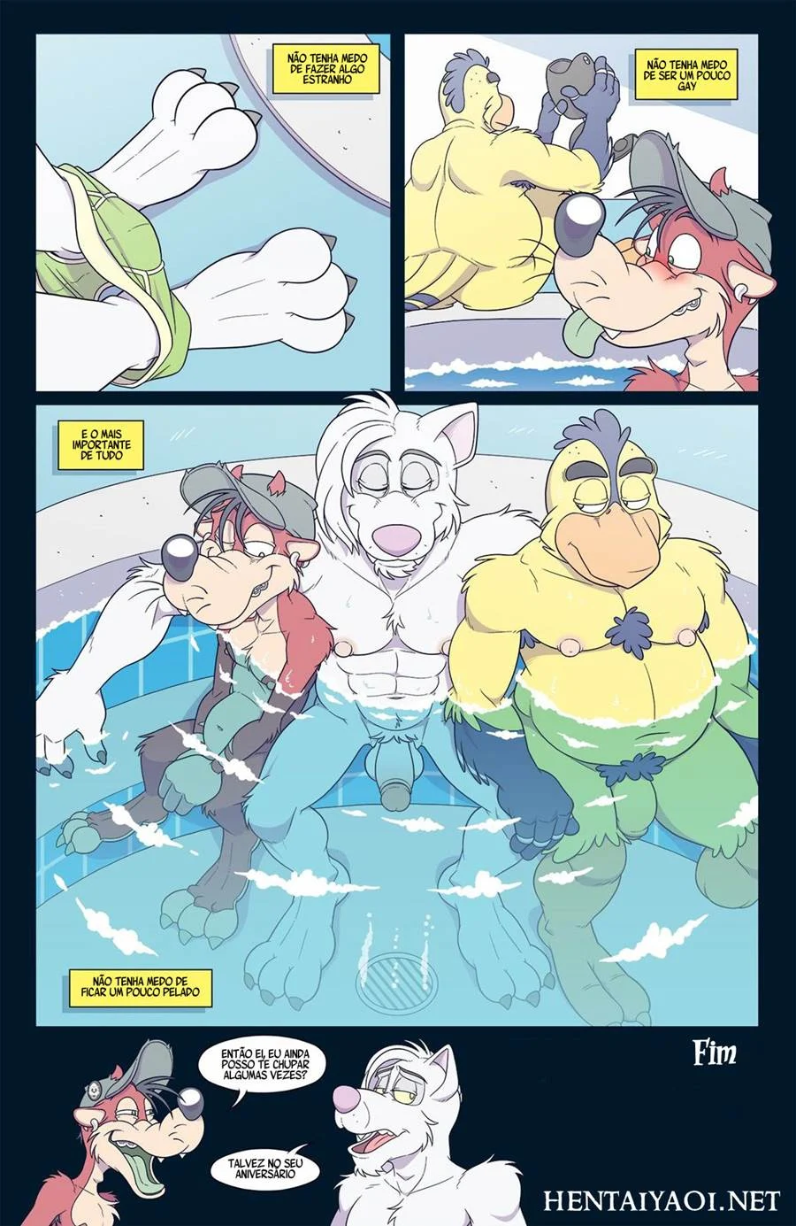 Festa nua da banheira quente – Hentai Gay – Site Para Ler Completo
