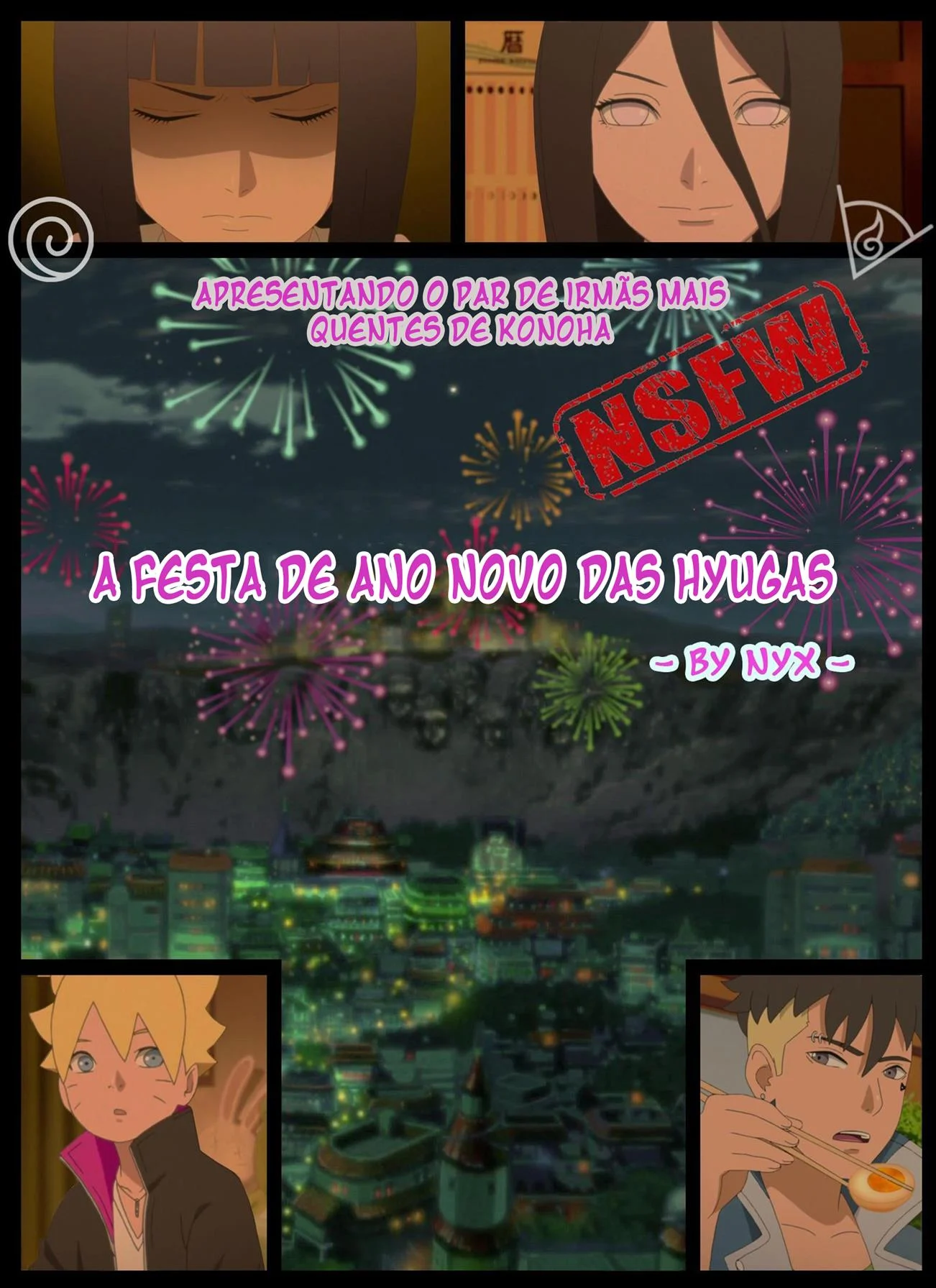 Festa sexual de ano novo dos Hyuga – Naruto Pornô – Alta Qualidade - Traduzido