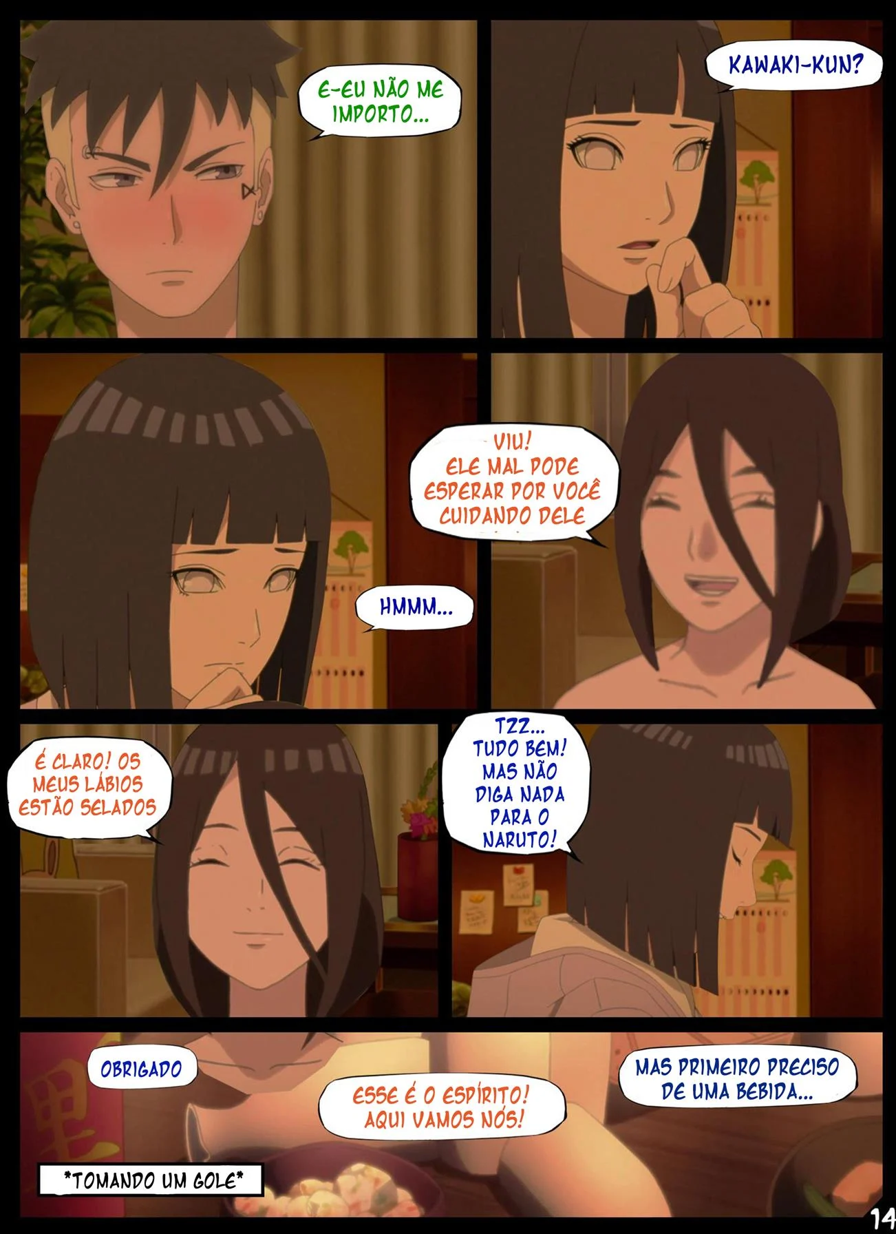 Festa sexual de ano novo dos Hyuga – Naruto Pornô – Alta Qualidade - Traduzido