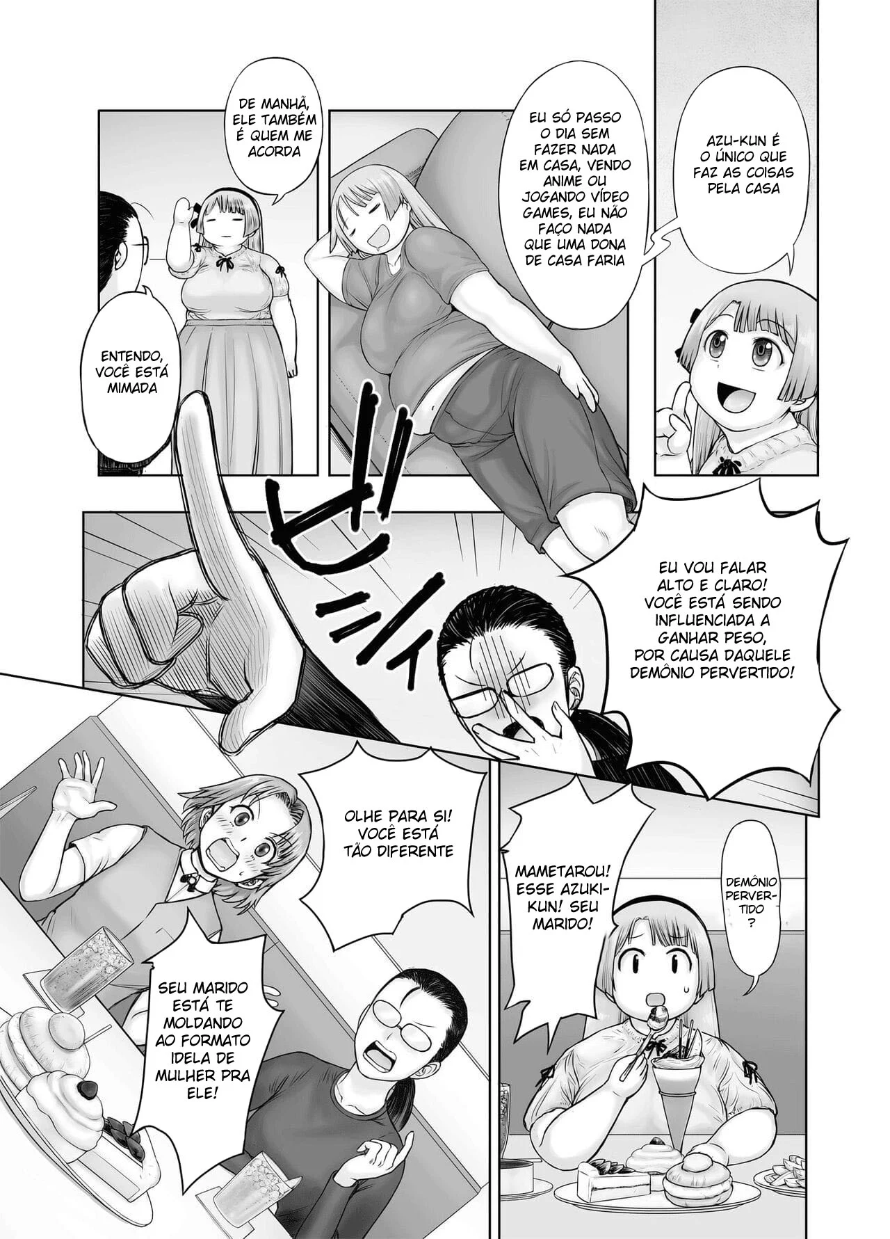 Fetiche por gordinhas – Hentai Preto e Branco – Site Para Ler Completo
