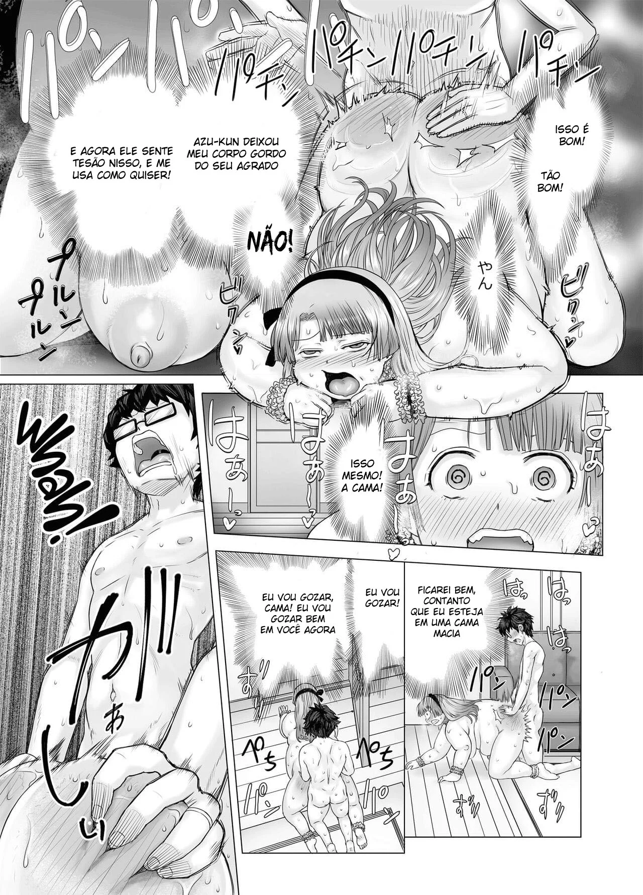 Fetiche por gordinhas – Hentai Preto e Branco – Site Para Ler Completo