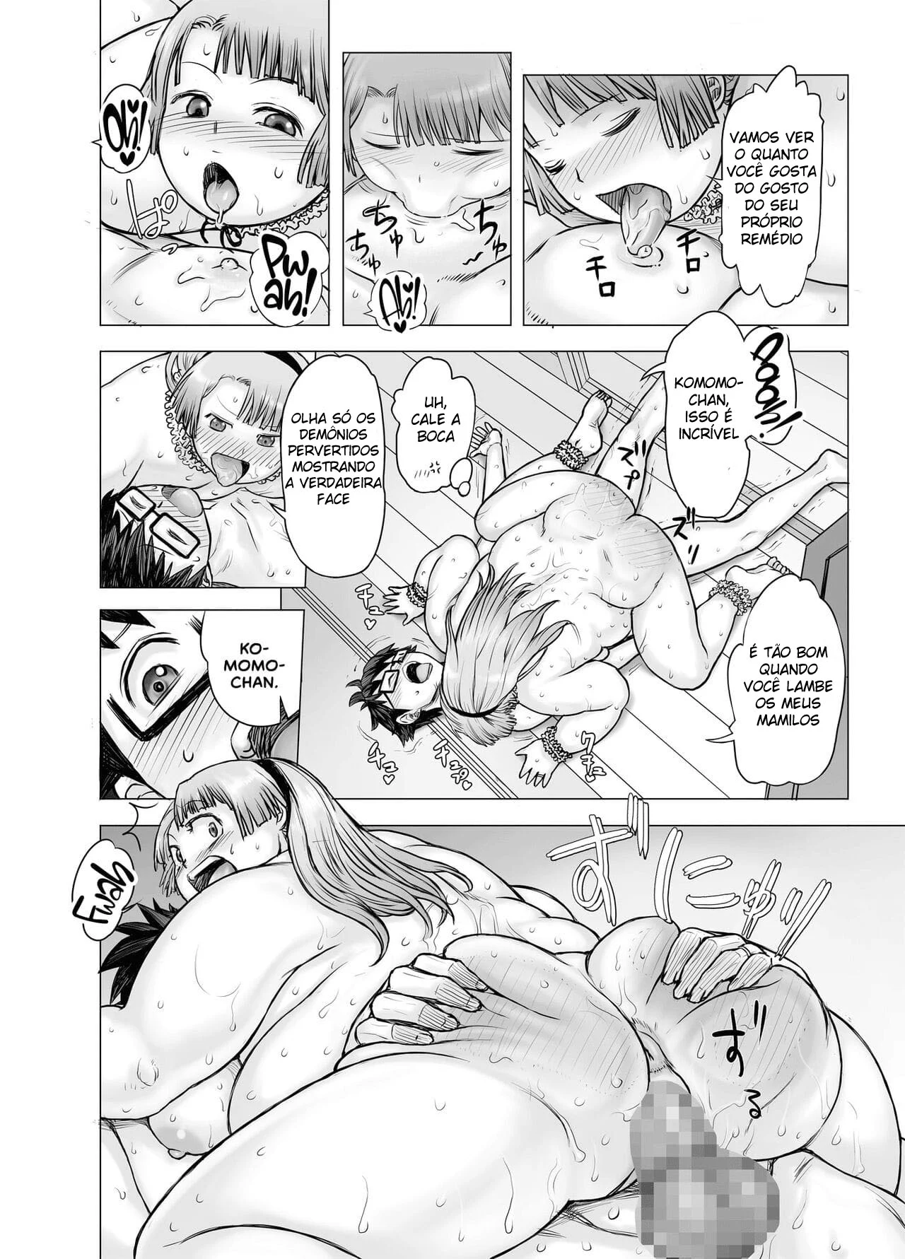 Fetiche por gordinhas – Hentai Preto e Branco – Site Para Ler Completo