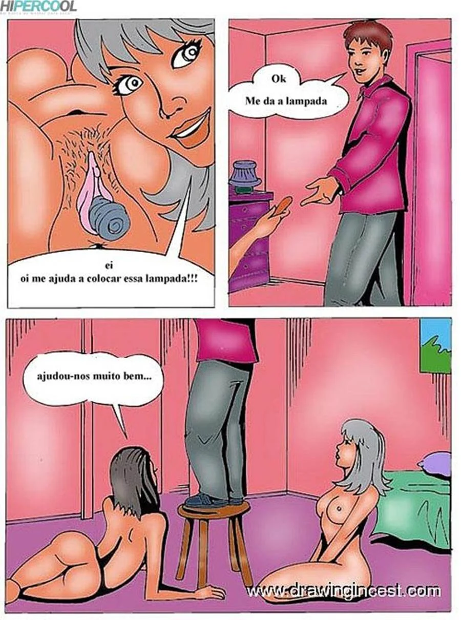 Filha chupando na mamãe – Hentai Incesto – Alta Qualidade - Traduzido