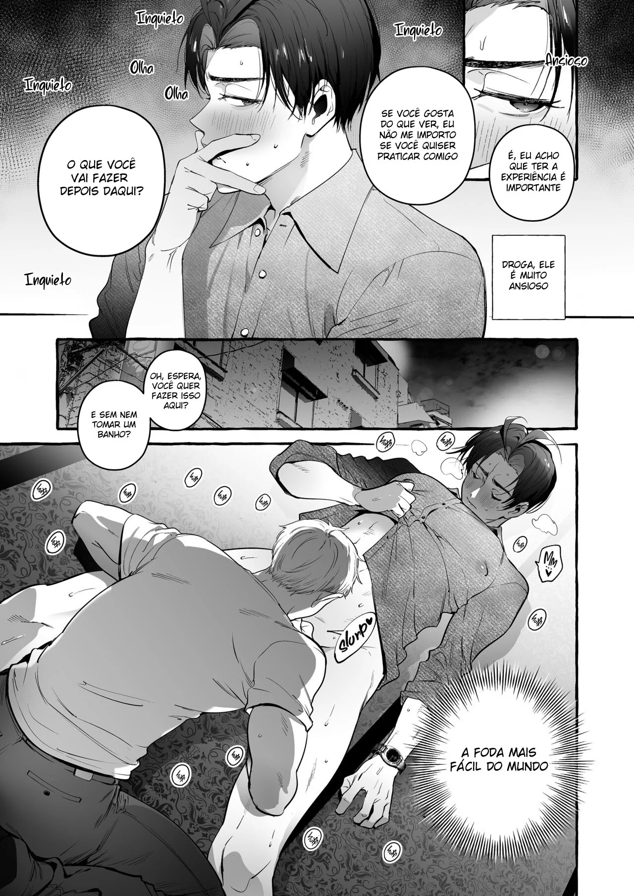 Fingindo Ser Virgem Para Conquistar Um Papai Divorciado – Hentai Gay – PT-BR