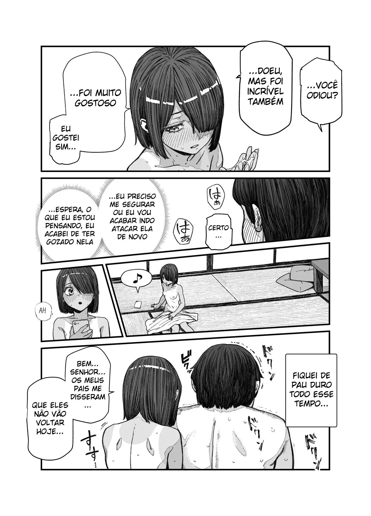 Fiquei Amigo de Alguém Durante a Viagem e Pensei Que Era Um Garoto, Mas Era Uma Garota!! Hentai – Hentai – Quadrinho Original