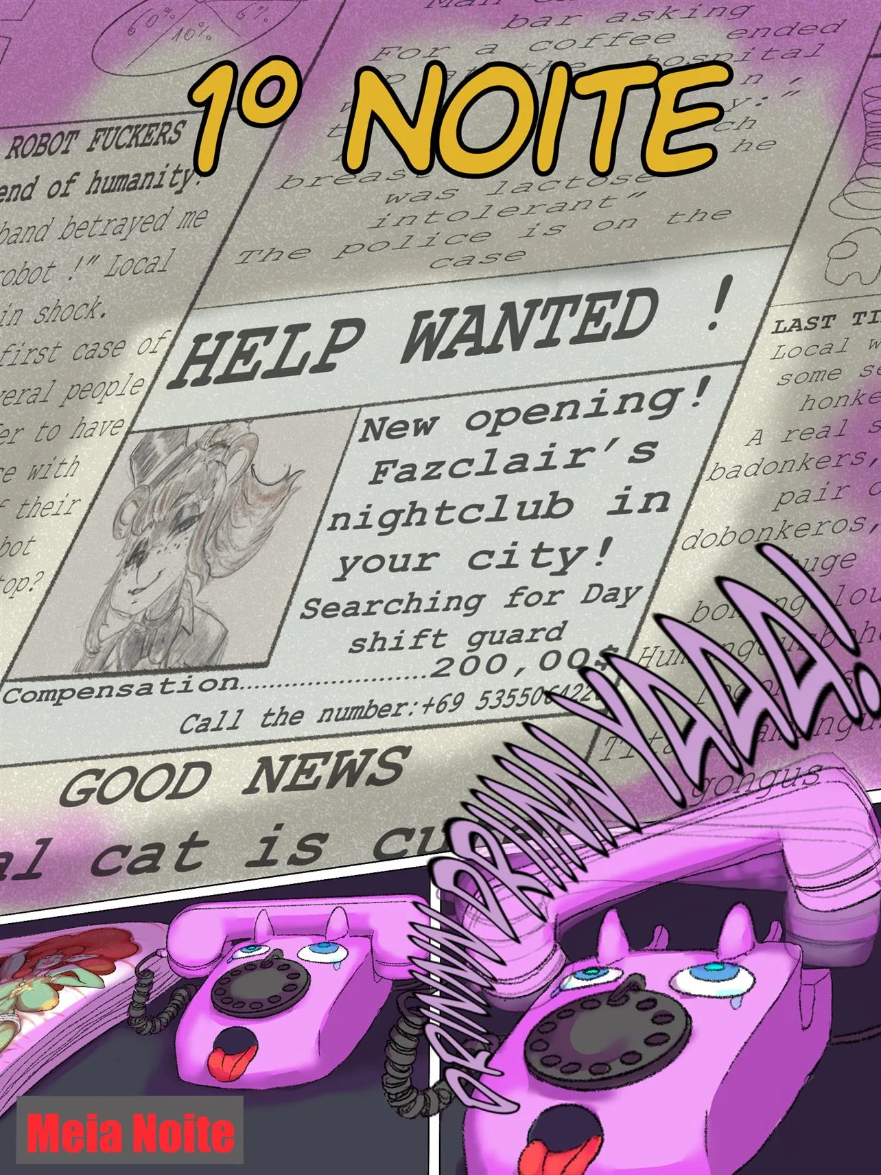 Five Night em Fazclair – Furry Pornô – Português do Brasil
