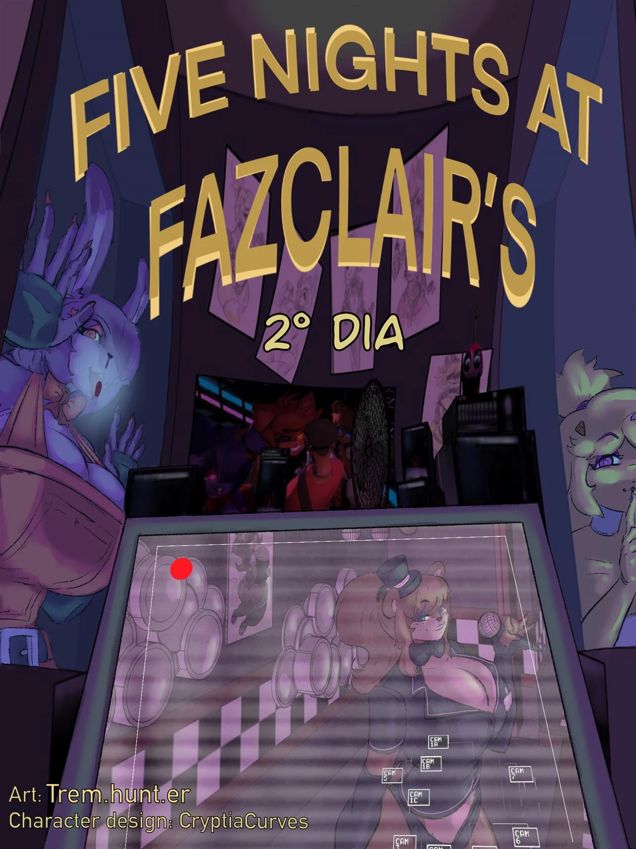 Five Night em Fazclair 2 – Comics Porno – Tradução Em Português