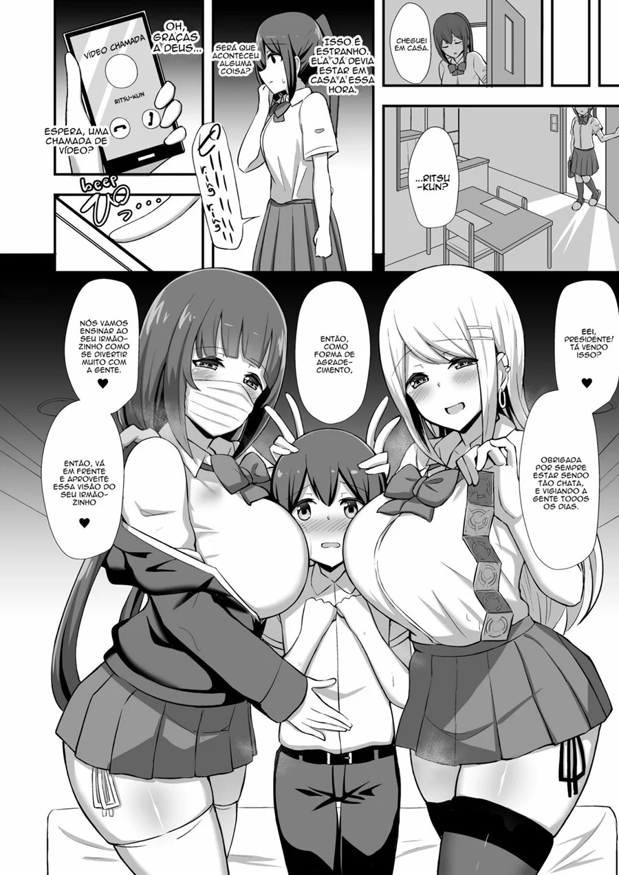 Fiz suruba com minha irmã e suas amigas – Hentai – PT Brasil