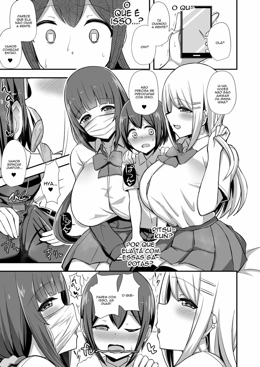 Fiz suruba com minha irmã e suas amigas – Hentai – PT Brasil
