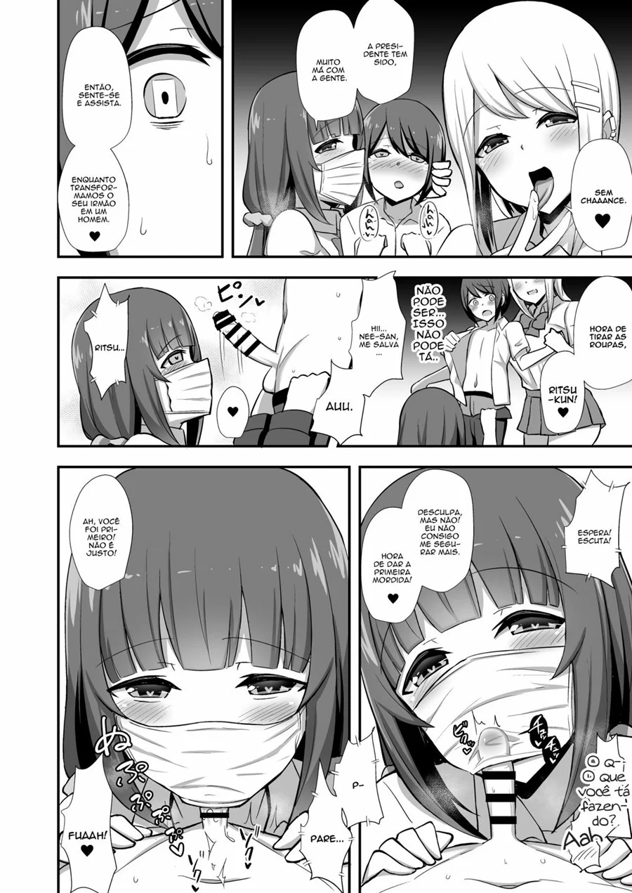 Fiz suruba com minha irmã e suas amigas – Hentai – PT Brasil