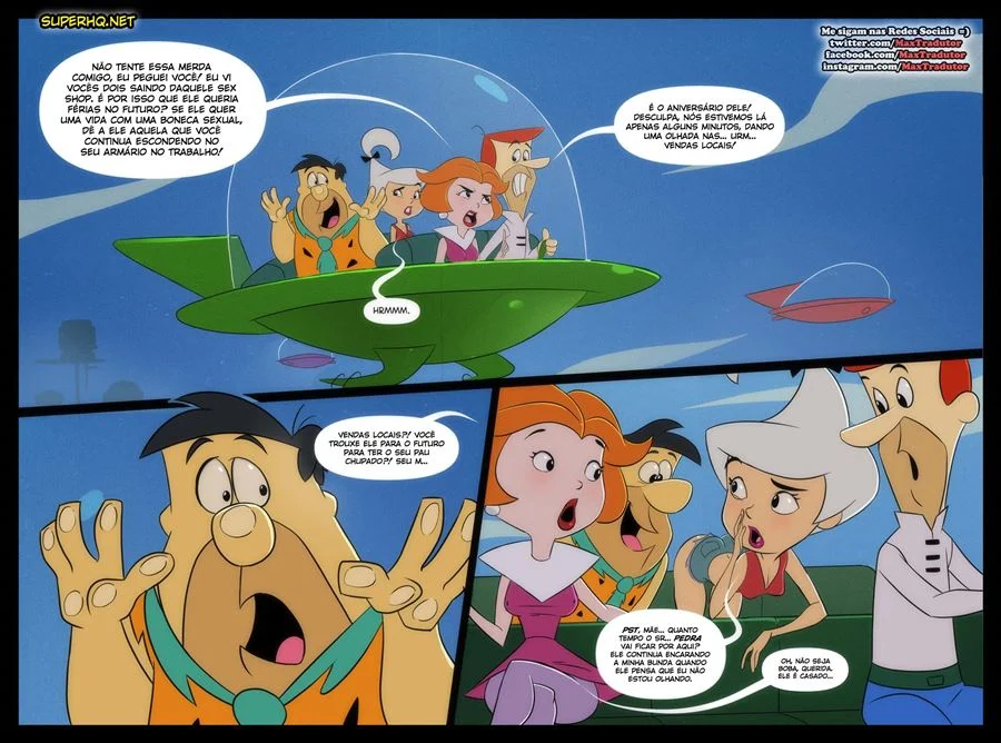 Flinstones Jetsons, The Wetsons – Comics Porno – Quadrinho Original