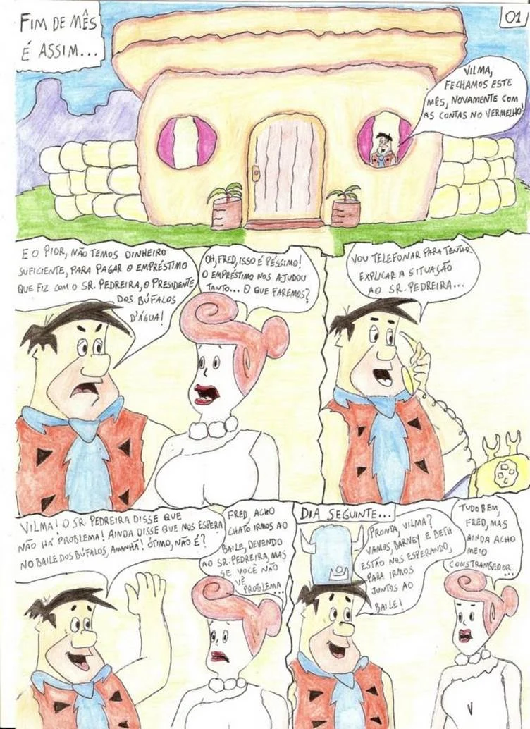 Flintstones Erótico – Cartoon Pornô – Ler Hentai HQ