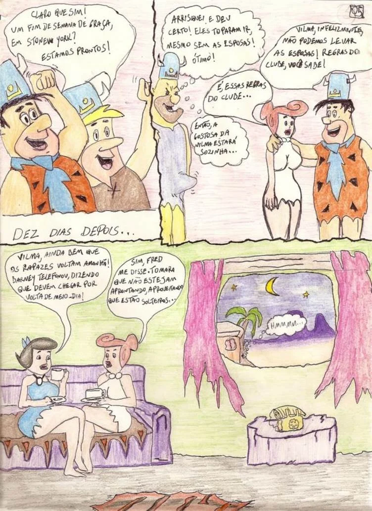 Flintstones Erótico – Cartoon Pornô – Ler Hentai HQ