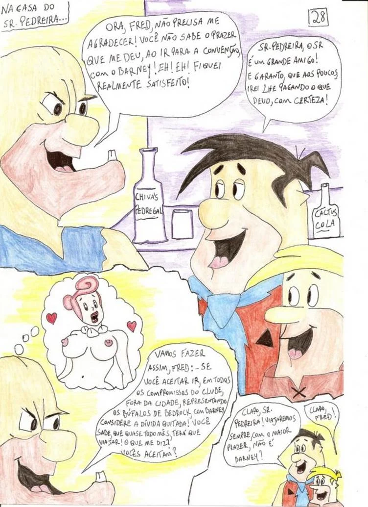 Flintstones Erótico – Cartoon Pornô – Ler Hentai HQ