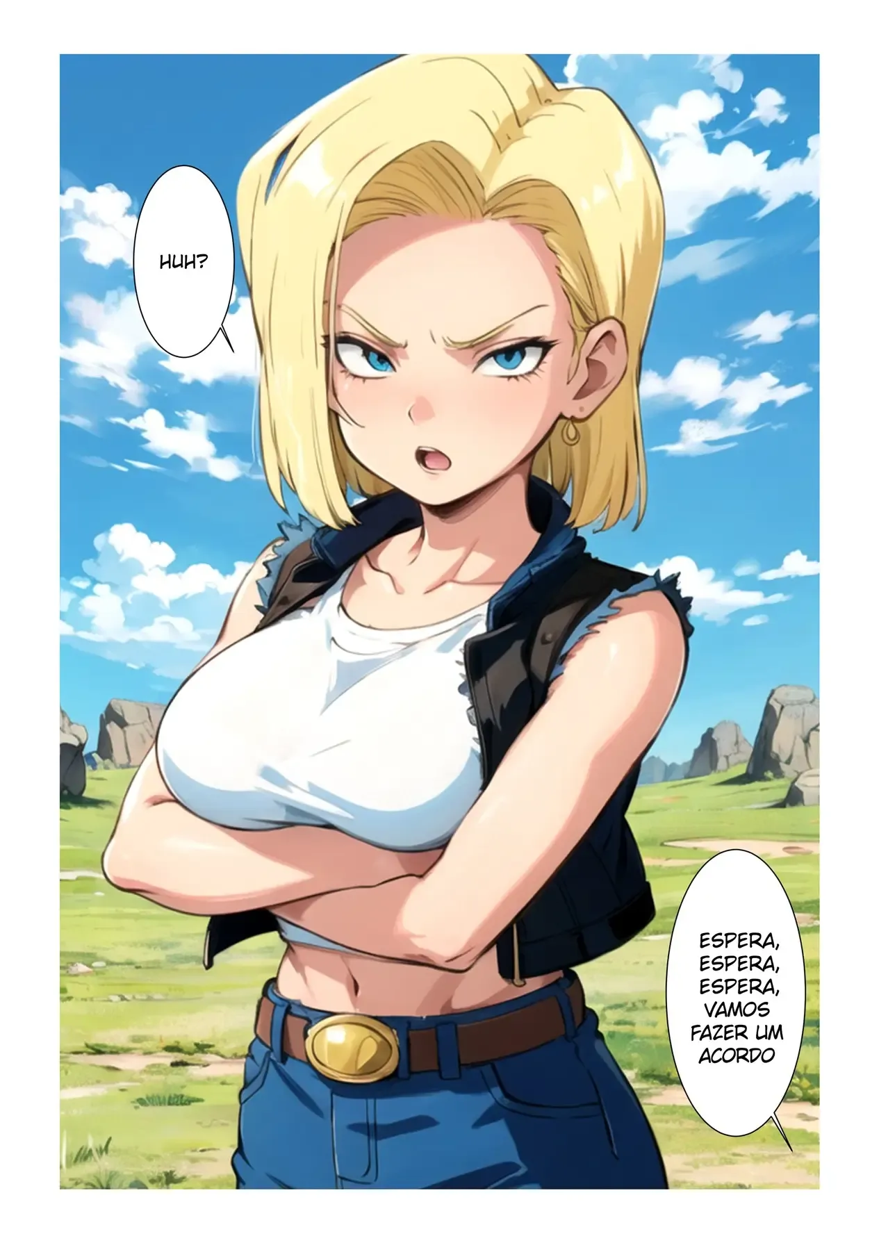 Fodendo a Androide 18 em Troca de Dinheiro – Super Hentai – Ler HQ Completo