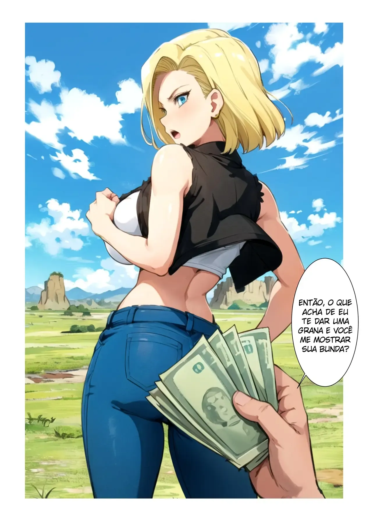 Fodendo a Androide 18 em Troca de Dinheiro – Super Hentai – Ler HQ Completo