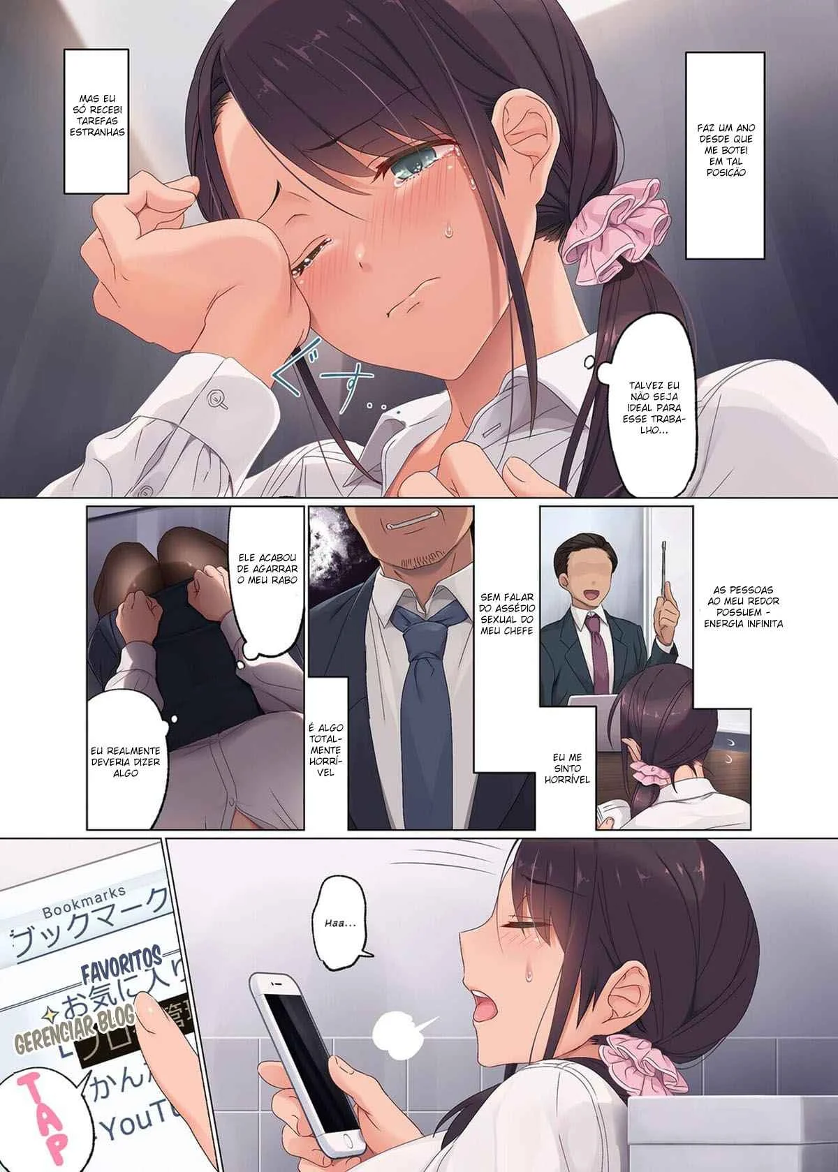 Fodendo a Blogueira do Escritório – Manga Hentai – Quadrinho Original