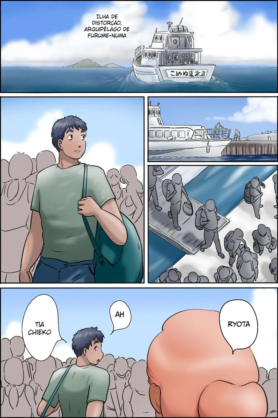 Fodendo a tia dos peitão – Hentai Incesto – Quadrinho Original