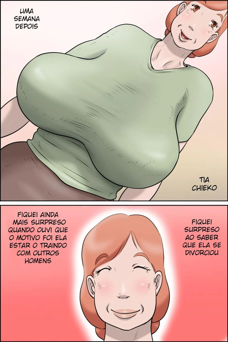 Fodendo a tia dos peitão – Hentai Incesto – Quadrinho Original